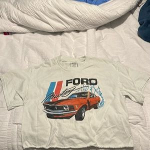 Ford cropped shirt size M/L